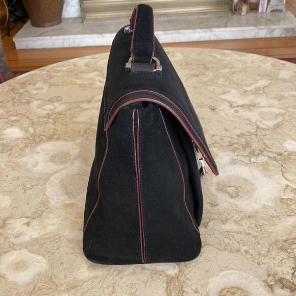 Zara Basic Collection Suede Satchel Bag - Picture 5 of 12